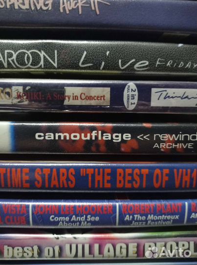 Двд диски, музыка