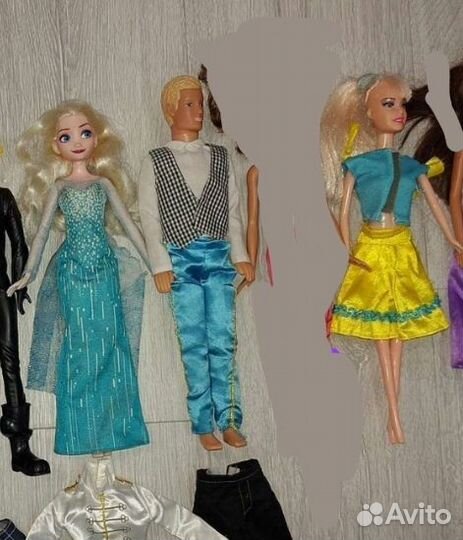 Кукла барби 5 штук. Эльза и др