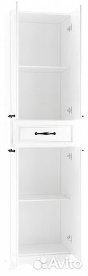 Пенал напольный 50 Rich Белое Дерево с верхним ящи