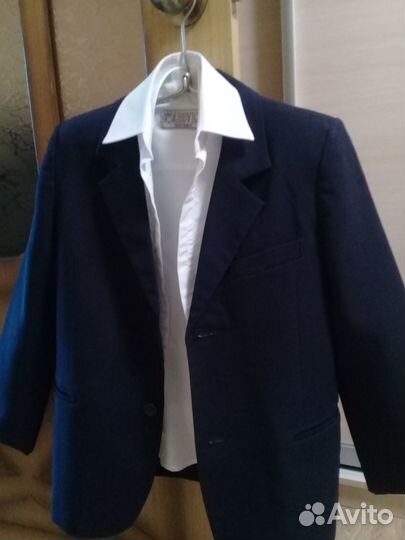 Пиджак школьный и рубашка