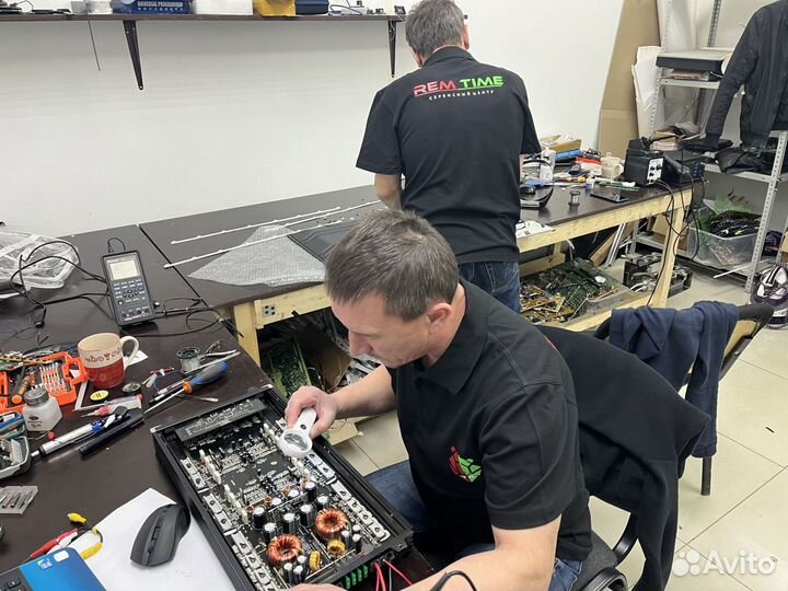 Ремонт усилителей микшеров, звукового оборудования