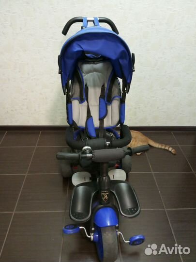 Велосипед трёх колёсный с ручкой