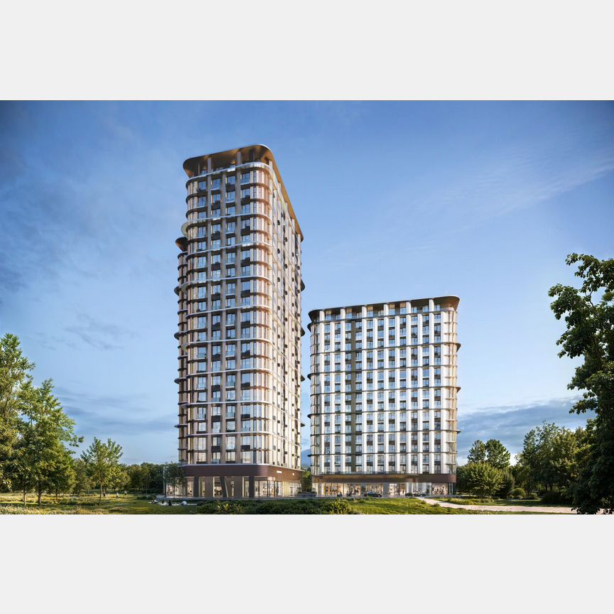 2-к. квартира, 45,3 м², 3/21 эт.