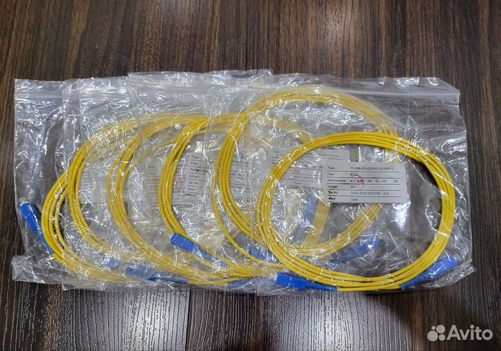 Патч-корд оптический SC/UPC 6 шт