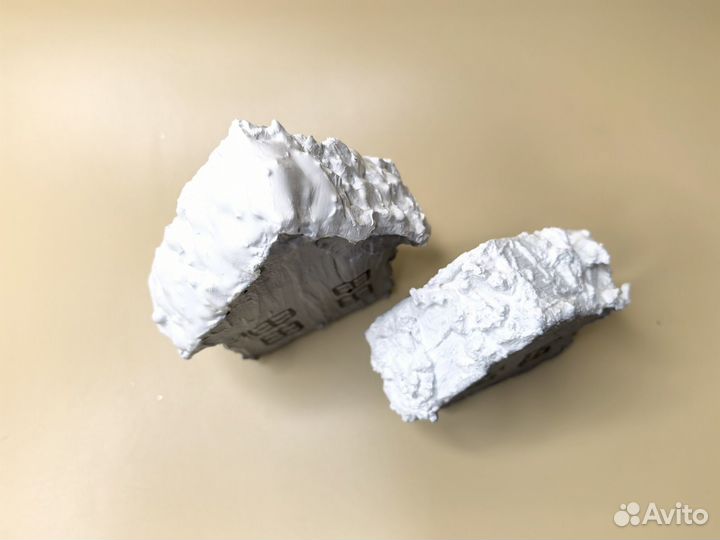 Домики из гипса