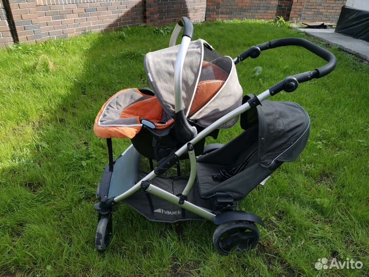 Коляска для погодок Hauck duett 2 + автолюлька