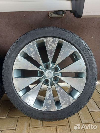 Б/у R18 5x114.3 c 235/45/18 Michelin липучка
