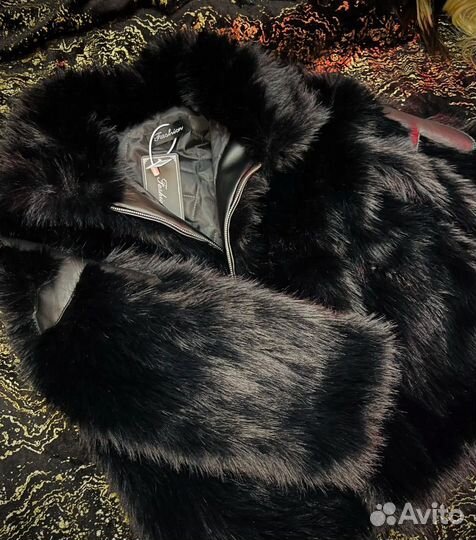 Шуба черная для нефора