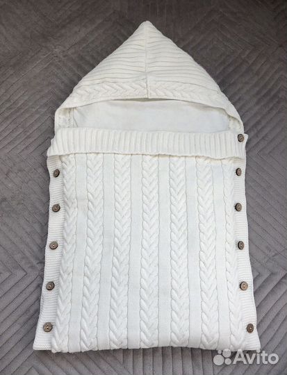 Конверт на выписку вязаный