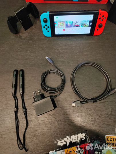 Nintendo switch rev 2 прошитая 128Gb