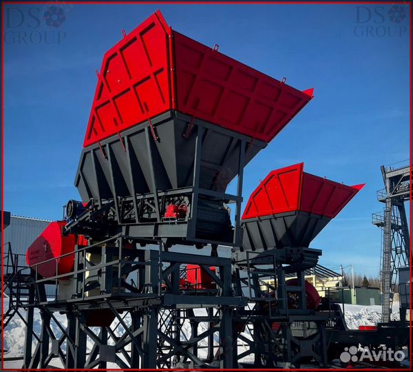 Агрегат загрузки и дробления