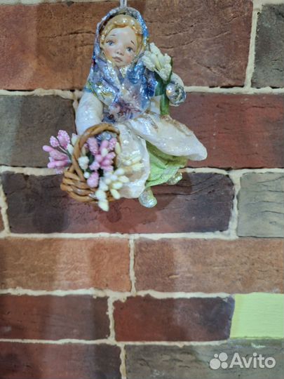 Ватные ёлочные игрушки