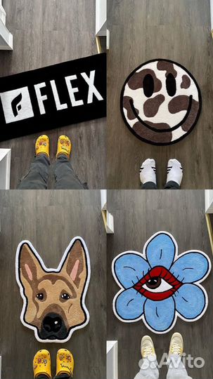 Тафтинговый ковер ручная работа