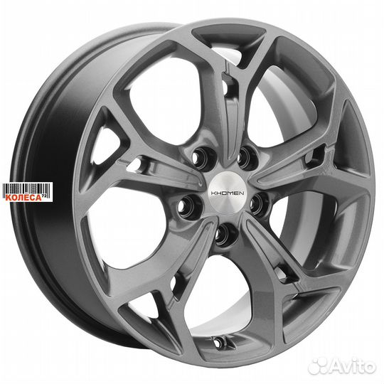 Khomen Wheels KHW1702 7.0x17 5x112 ET40 Dia57.1 Gray