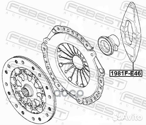 Вилка сцепления BMW E46/E39/E60 All 1981FE46