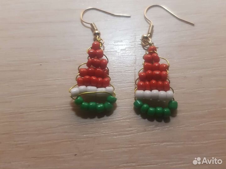 Серьги арбузики