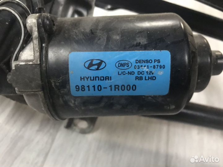 Трапеция дворников Hyundai Solaris