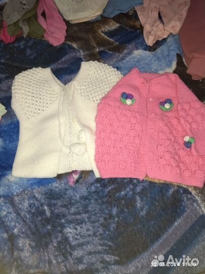 Детские вещи на девочку пакетом 86