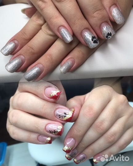 Маникюр гель лак укрепление