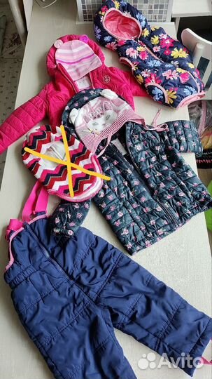 Вещи пакетом на девочку 4 шт. 86-92р