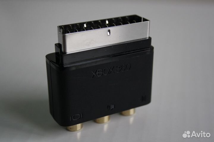 Оригинальный переходник с RCA на Scart от XBox 360