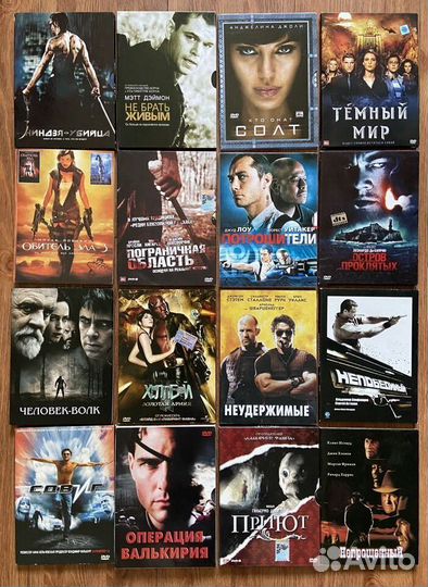 Диски DVD фильмы разные жанры Лицензия