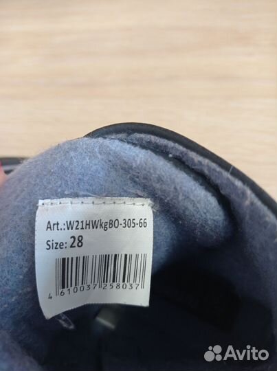 Ботинки для девочки 28 размер