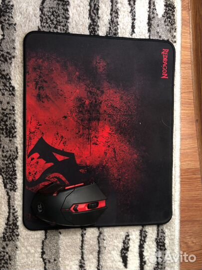 Коврик и мышь red dragon