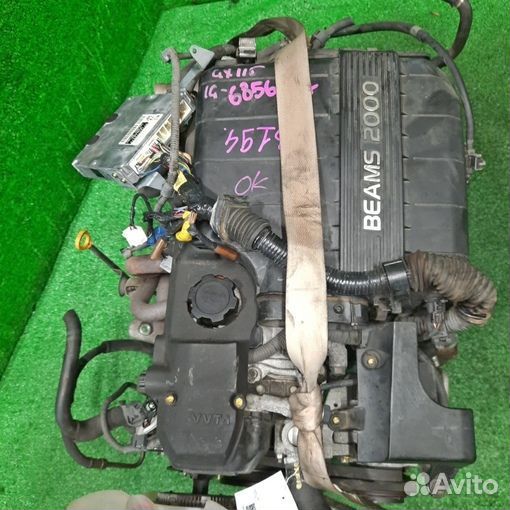 Двигатель в сборе двс toyota mark II GX115 1G-FE 2