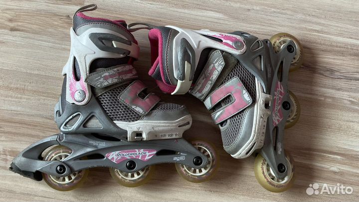 Ролики rollerblade spitfire 28-32р.р +защита