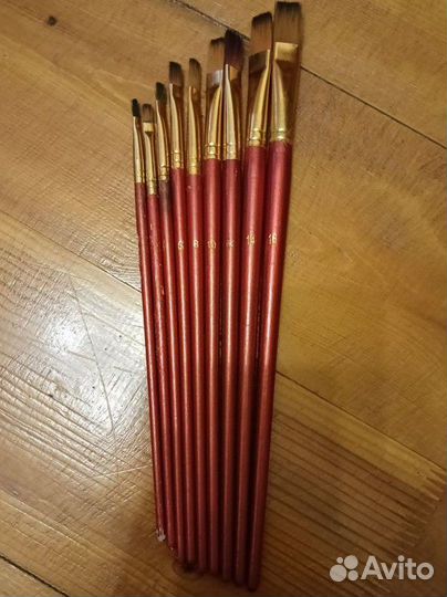 Кисти художественные плоские