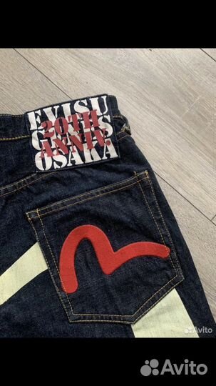 Джинсы evisu genes osaka