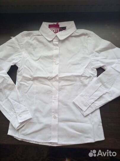 Блузка рубашка для девочки р.134-140 новая