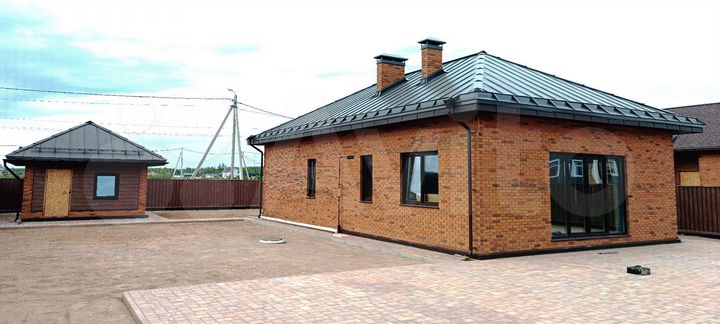 Дом 100 м² на участке 7,3 сот.