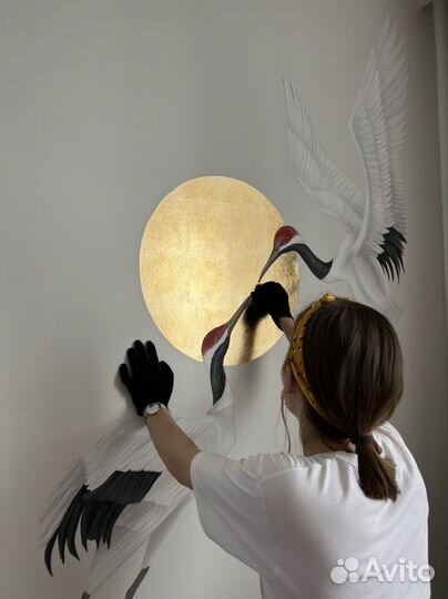 Роспись стен. Художник