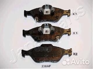 PA-238AF Колодки тормозные toyota yaris 1.0-1.4
