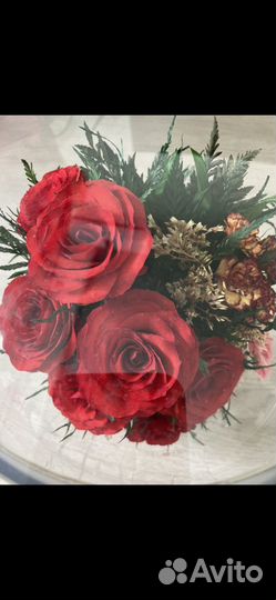 Стабилизированные цветы в стекле