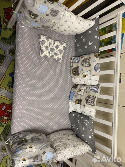 Бортики в детскую кроватку и кокон