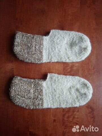 Носки вязаные шерстяные