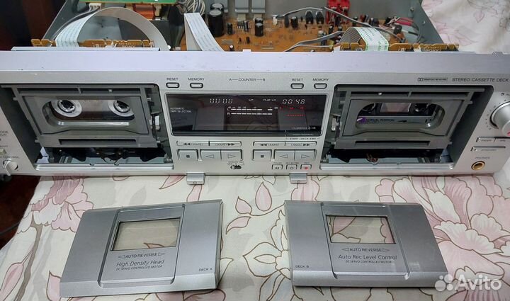 Кассетный магнитофон sony TC-W435