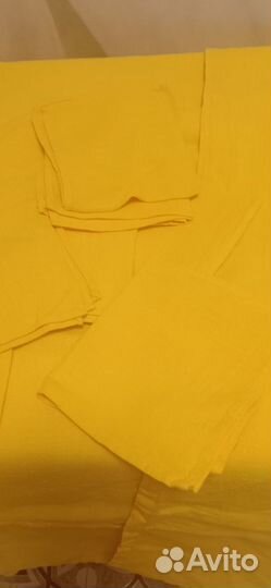 Лен скатерть и салфетки