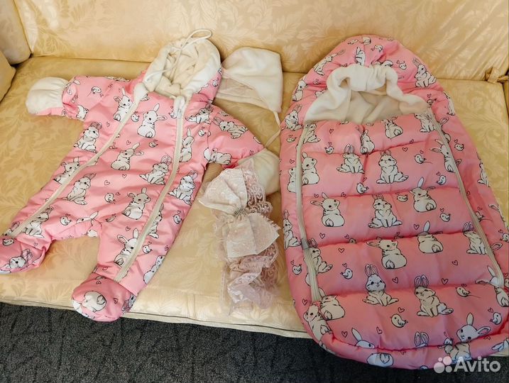 Конверт на выписку весна осень для девочки