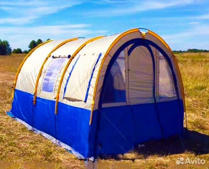 Палатка 4-местная, ангар, кухня, шатер для похода