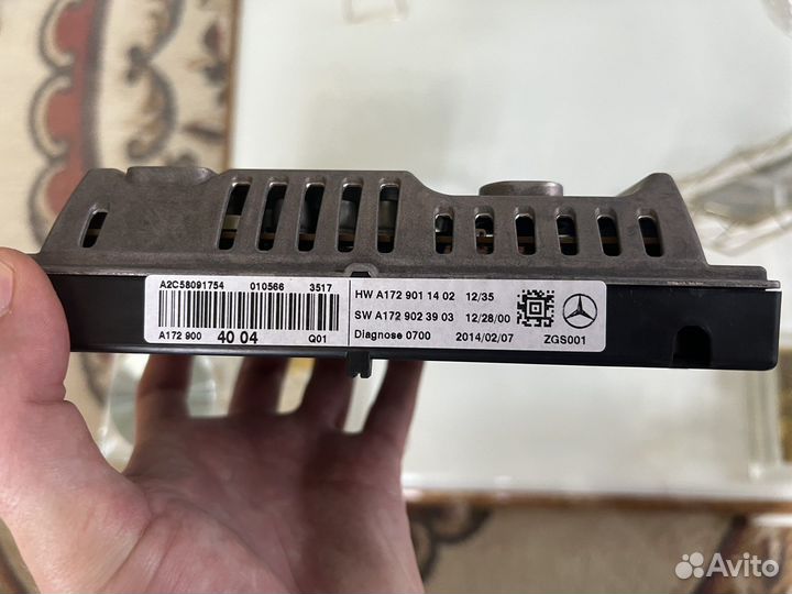 Команд mercedes w166 NTG4.5 (1cd)