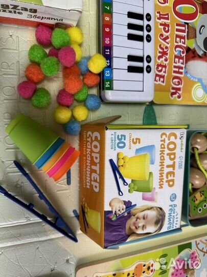 Игрушки пазлы развивающие