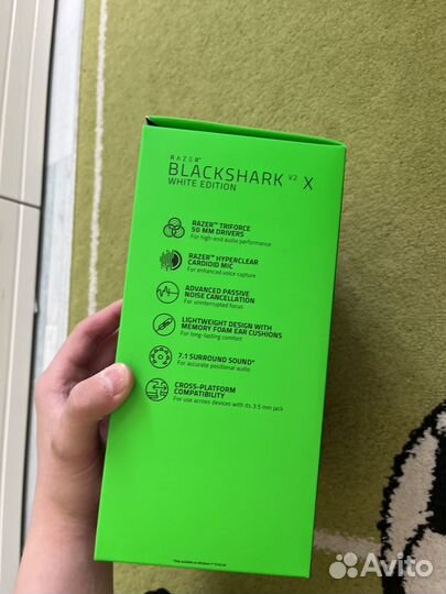 Наушники razer blackshark v2 запечатаные