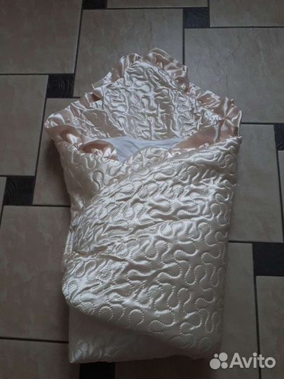 Конверт одеяло на выписку весна осень