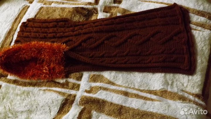 Капюшон капор женский полушерстяной