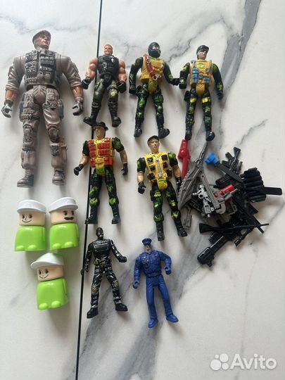 Игрушки солдатики пакетом