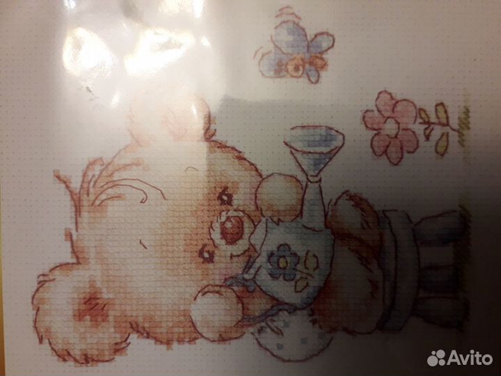 Изготовление детской метрики с вышивкой